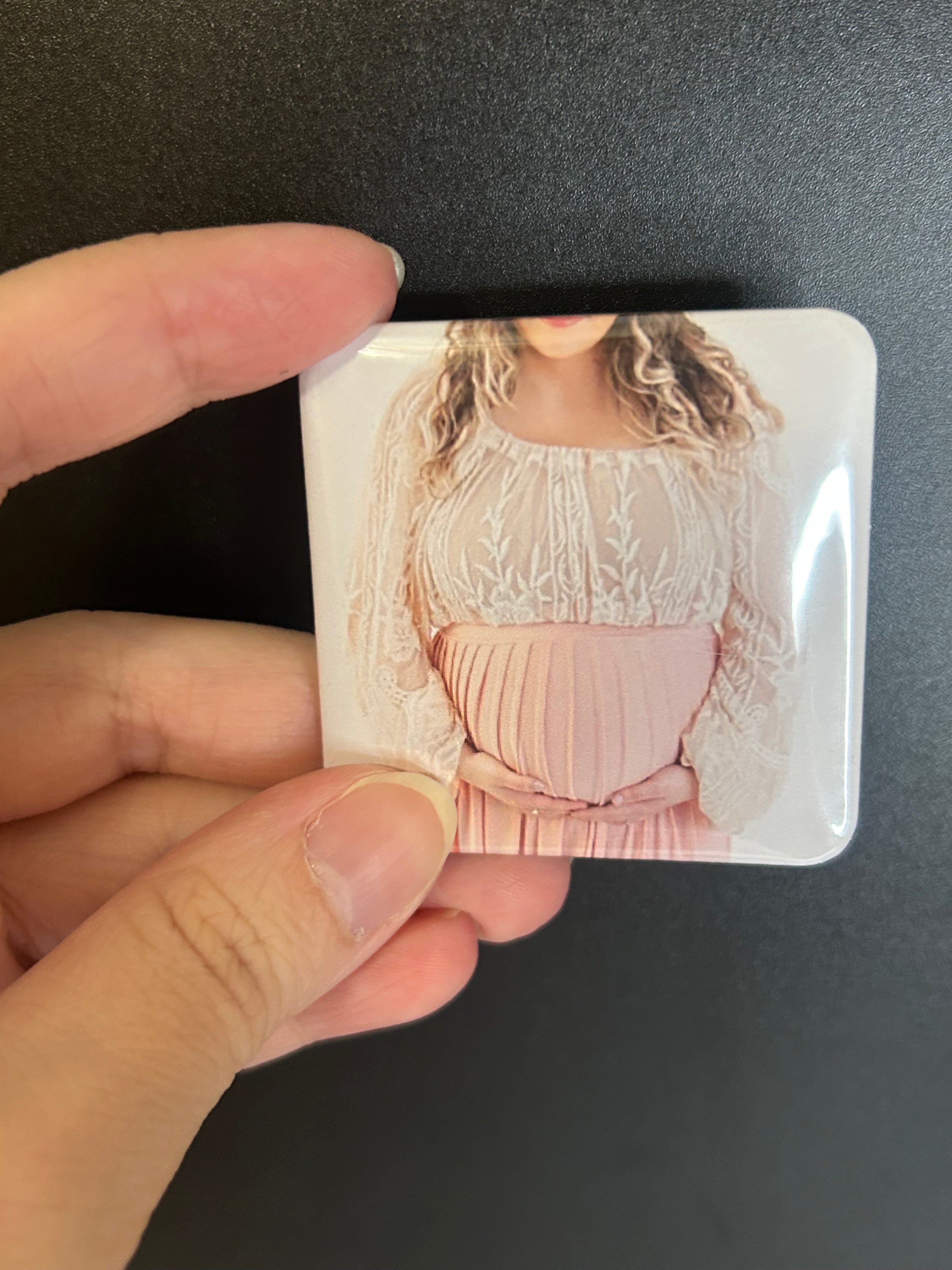 Personalized Photo Magnet Sets — custom handmade photo magnets made from your favorite pictures.