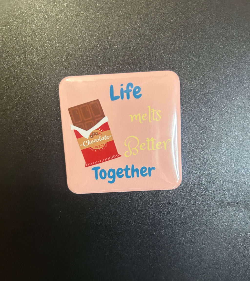 Sweet Bites Mini Magnets Set 2x2 waterproof magnets perfect for gifting or home décor