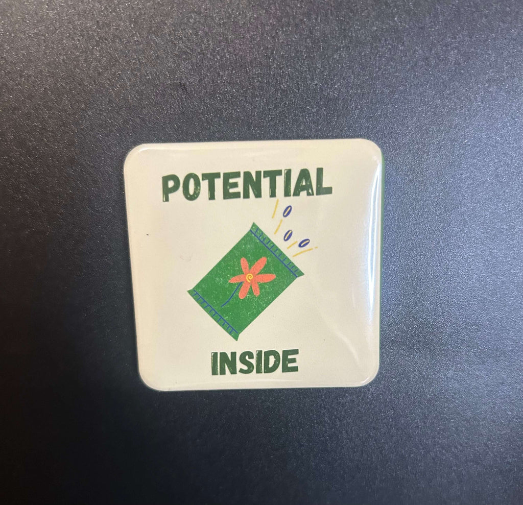 Garden Cuties Mini Magnets Set 2x2 waterproof magnets perfect for home décor and garden lovers