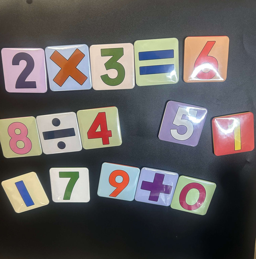 Math Essentials Magnet Set – full 15-magnet set for kids learning numbers